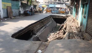 Goshamahal Road Collapses for Third Time