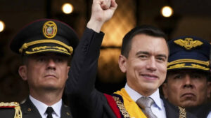 Ecuador President Daniel Noboa’s Motorcade Attacked By Protesters | Watch