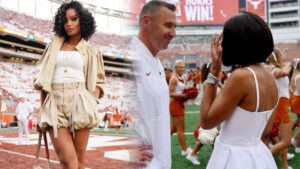 Steve Sarkisian’s Wife Loreal Stuns In Mismatched Texas Outfit — Here’s What Fans Are Saying