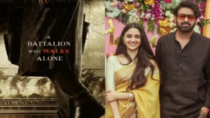 PrabhasHanu Title Tease: New poster unveiled ahead of Prabhas’ birthday for film rumored to be called Fauji