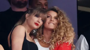 Travis Kelce Says He’s ‘Biased’ Towards Friend Blake Lively Amid Fiancée Taylor Swift’s Alleged Feud With Her