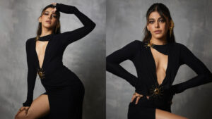 Alaya F | బ్లాక్ డ్రెస్సులో హొయ‌లుబోతున్న‌ అలయ
