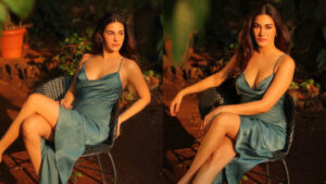 Amyra Dastur | ఖ‌త‌ర్నాక్ గా క్లీవేజ్ షోతో హీటెక్కిస్తున్న అమైరా దస్తూర్
