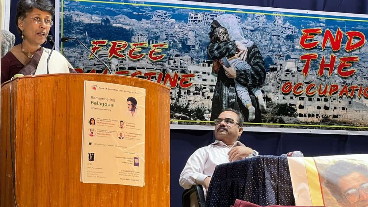Activists warn of assault on democracy at Balagopal memorial meet post thumbnail image