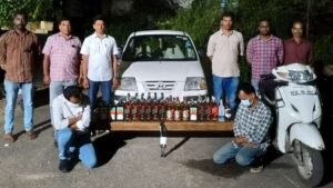 Excise dept busts foreign liquor racket run by travel agent in Hyderabad