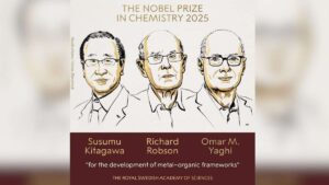 Susumu Kitagawa, Richard Robson, Omar M Yaghi win Nobel Prize in chemistry
