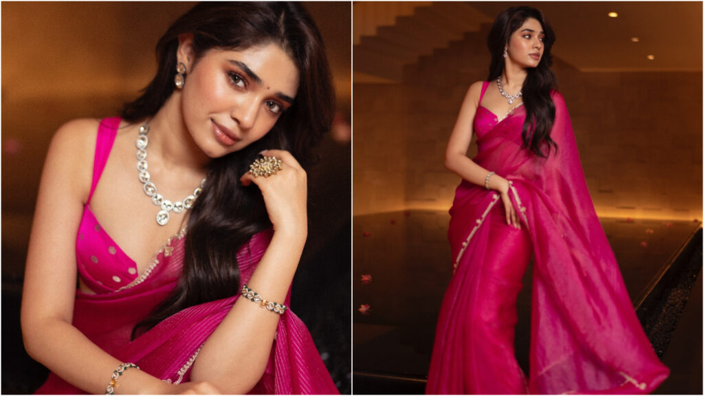 Krithi Shetty | కృతి శెట్టి స్టన్నింగ్ లుక్.. పింక్ చీరలో మతిపోగోడుతున్న బ్యూటీ post thumbnail image