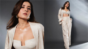 Raashii Khanna | వైట్ సూట్ లో అందాల హద్దులు చెరిపేస్తున్న రాశి ఖన్నా