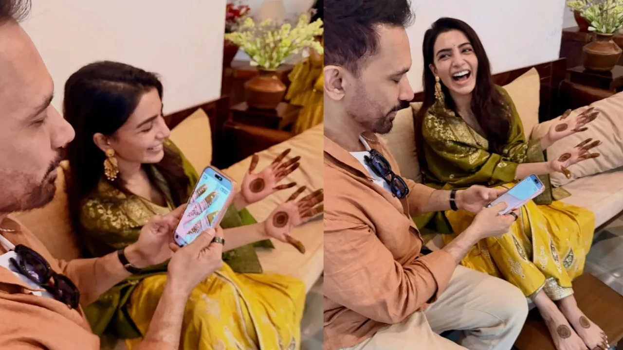 Inside Mehendi Ceremony: Raj Nidimoru turns photographer for wife Samantha Ruth Prabhu as she stuns in yellow outfit post thumbnail image