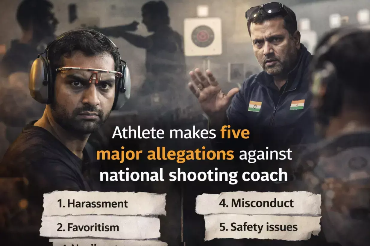 Athlete makes five major allegations against national shooting coach