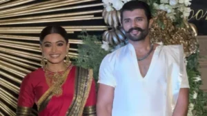 Vijay Deverakonda and Rashmika Mandanna exude elegance at their wedding reception; VIDEO