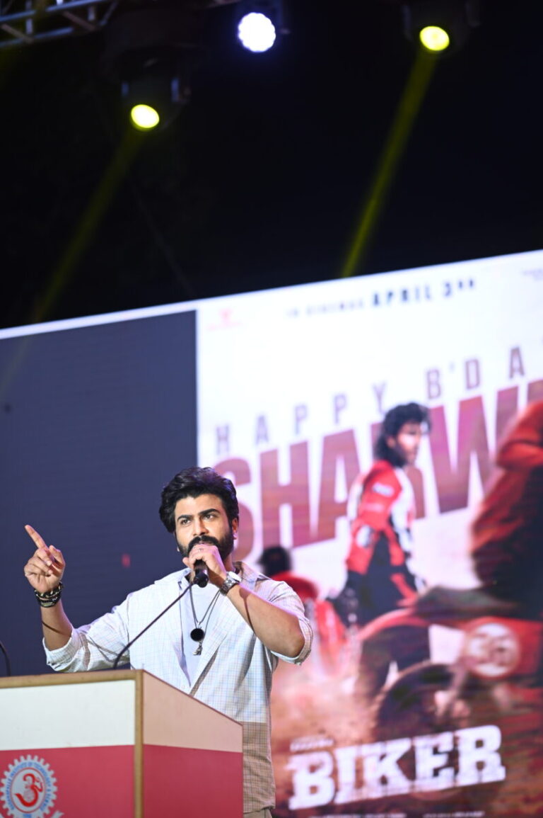 Watch ‘Biker’ With Your Father: Sharwanand