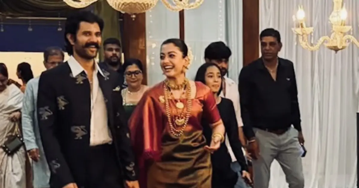 Photo Moment: Vijay Deverakonda & Rashmika dress up in Kodava attire for celebrations post thumbnail image