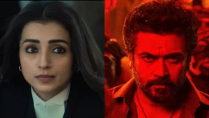 Karuppu makers introduce Trisha Krishnan as Preethi from Suriya’s fantasy actioner, call her ‘South Queen’; Video